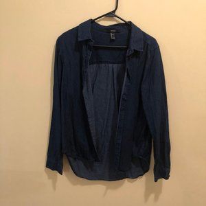 Dark Chambray Button Down